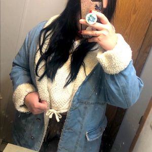 Jean jacket (with fur!)